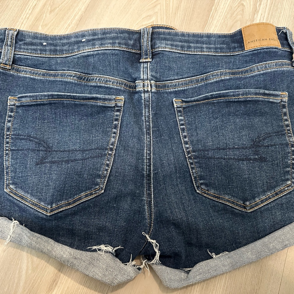 American Eagle Outfitters Dark Blue Jean Shorts